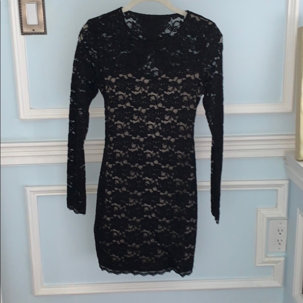 EXPRESS black Lace Cocktail Dress